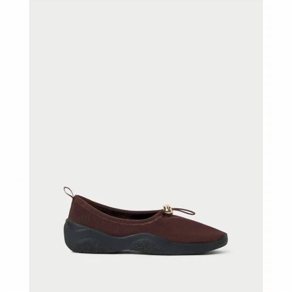 NEW LOEFFLER RANDALL women's raina mesh flat in dark brown